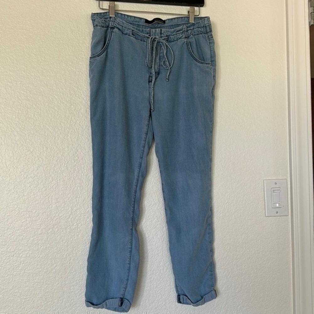 Rich and skinny chambray tencel size small pants, joggers